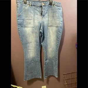 Lane Bryant 22 Regular stretch boot leg jeans